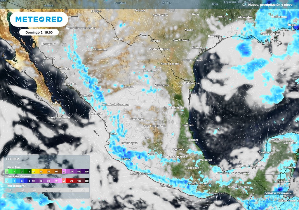 Pronóstico de nubosidad, viento y lluvias Pronóstico de nubosidad, viento y lluvias