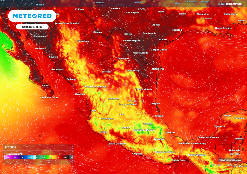 Pronóstico de temperaturas en grados Celsius Pronóstico de temperaturas en grados Celsius