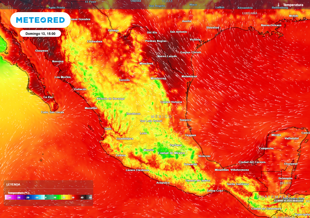 Pronóstico de temperaturas en grados Celsius Pronóstico de temperaturas en grados Celsius