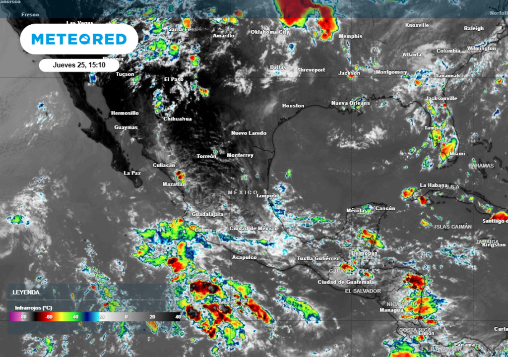 Vaguadas y ondas tropicales continuarán generando lluvias importantes en México.