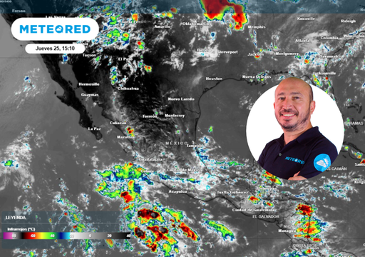 El tiempo en M&eacute;xico este fin de semana: se aproximan m&aacute;s tormentas por ondas tropicales y vaguadas
