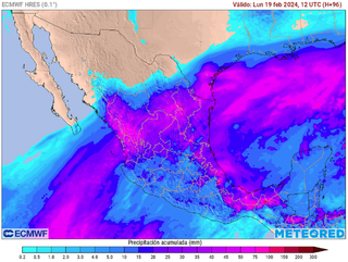 El tiempo en México este fin de semana: máxima intensidad del tiempo invernal con lluvias benéficas