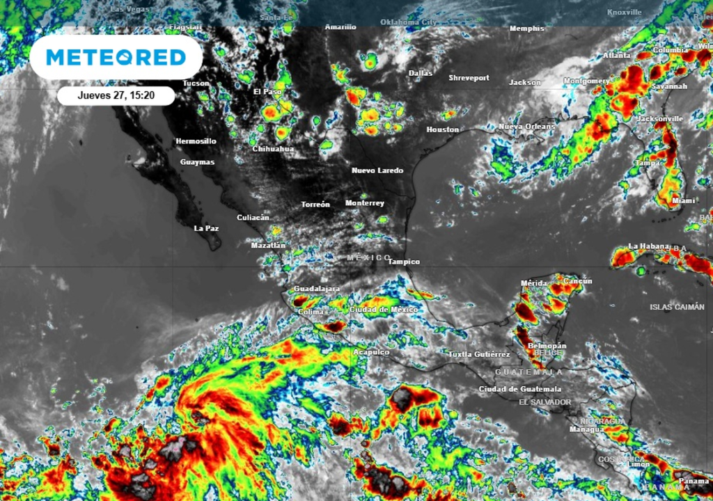 Tormentas Potencial ciclónico en el Pacífico se incrementa.