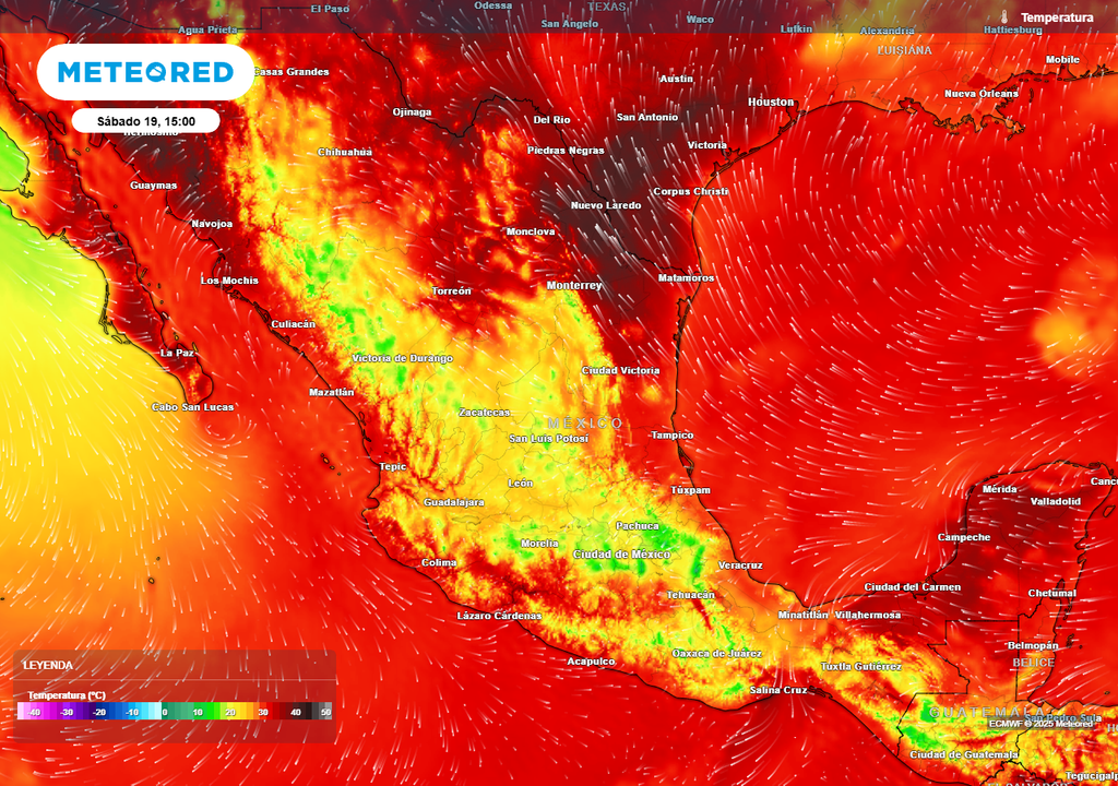 Pronóstico de temperaturas en grados Celsius Pronóstico de temperaturas en grados Celsius