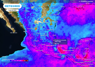El tiempo en México este fin de semana: regresan abundantes lluvias y tormentas con granizo, refrescando el ambiente