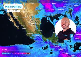 El tiempo en M&eacute;xico este fin de semana: Se prev&eacute;n tormentas dispersas y calor extremo