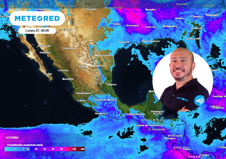 El tiempo en M&eacute;xico este fin de semana: se prev&eacute;n tormentas dispersas y calor extremo