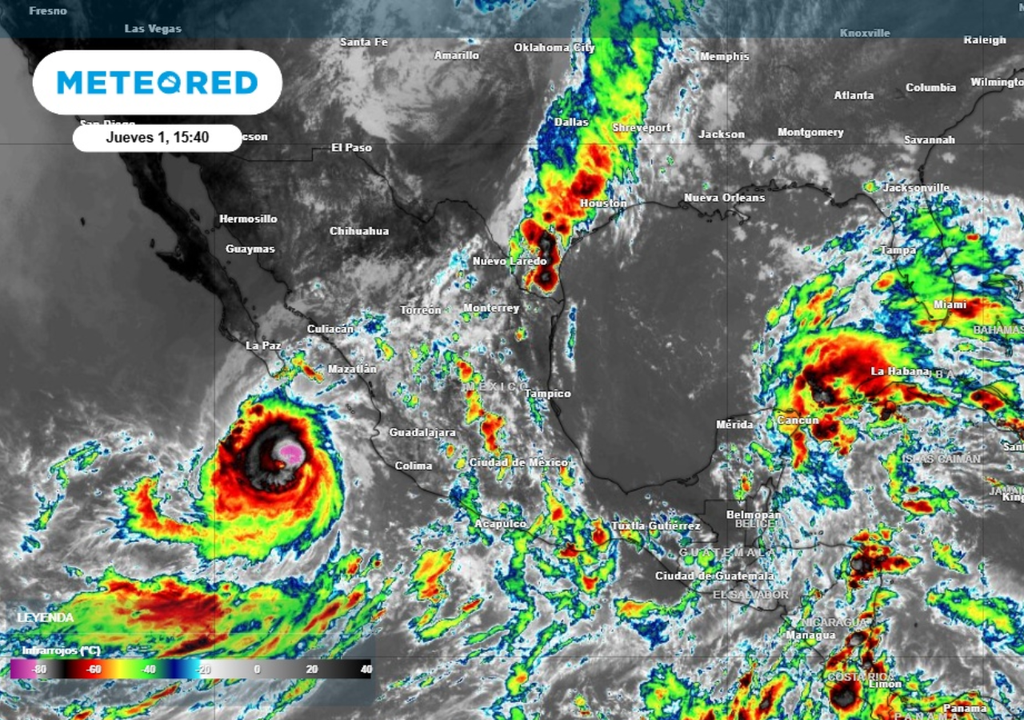 Tormentas El frente frío número 1 se reforzará al norte del país.