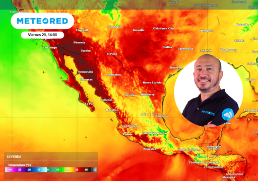 El tiempo en M&eacute;xico este fin de semana: tormentas dispersas y ambiente muy caluroso de m&aacute;s de 40 &deg;C