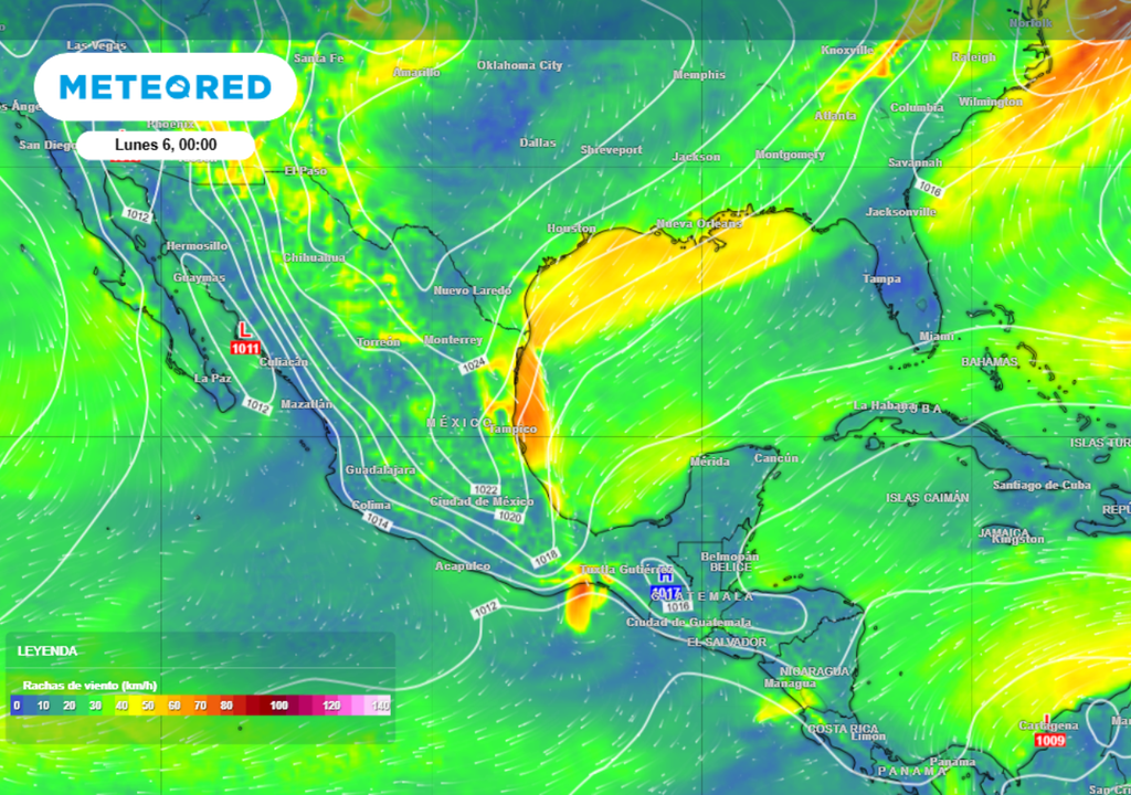 El frente frío 43 llegará este fin de semana a México.