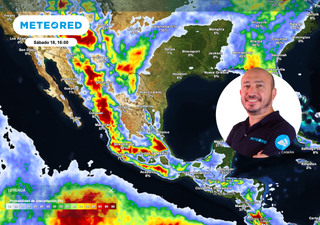 El tiempo en M&eacute;xico este fin de semana: tormentas intensas y granizo amenazan gran parte del pa&iacute;s
