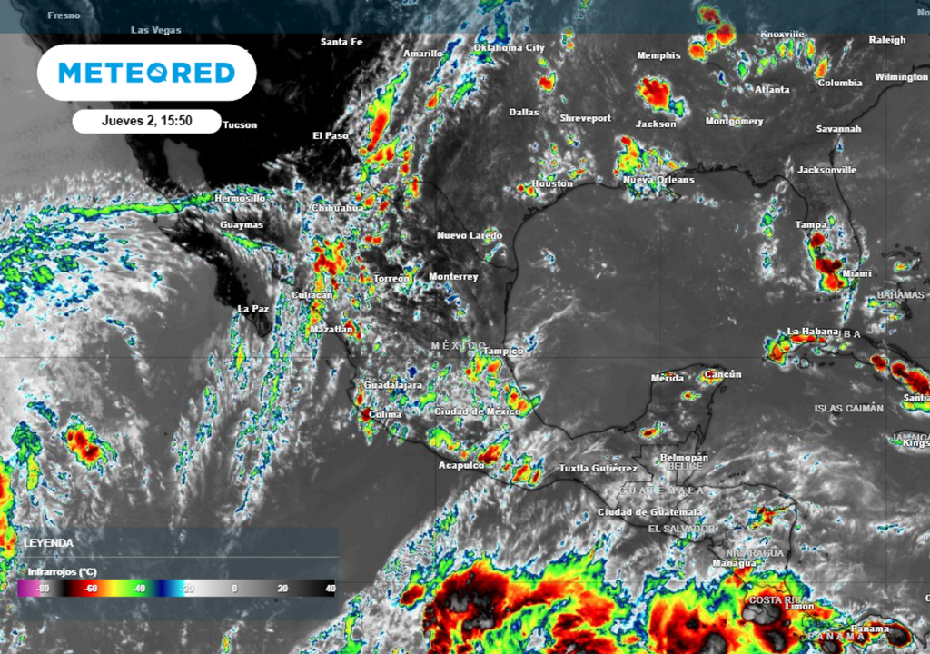 Llega el fin de semana con potencial de lluvias y tormentas eléctricas en México.