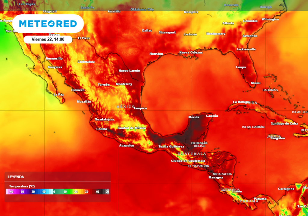 Calor La columna de mercurio estará alcanzando entre 40 a 45 °C en varios estados de México.