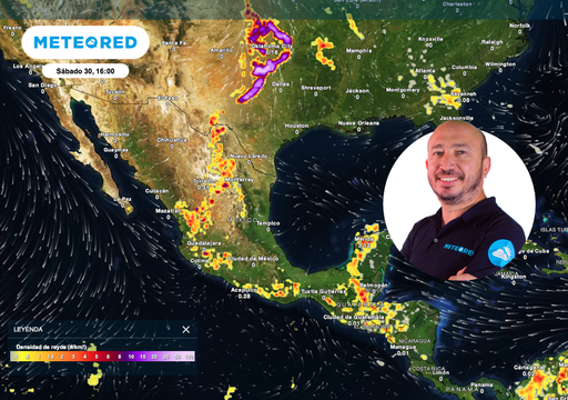 El tiempo en M&eacute;xico este fin de semana: vaguadas y onda tropical dejar&aacute;n tormentas el&eacute;ctricas