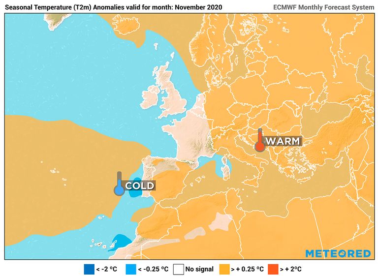 Temperaturas noviembre Temperaturas noviembre