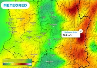 ¿Cómo será el tiempo en Santiago de Chile este fin de semana? El viento y la nubosidad serán los protagonistas