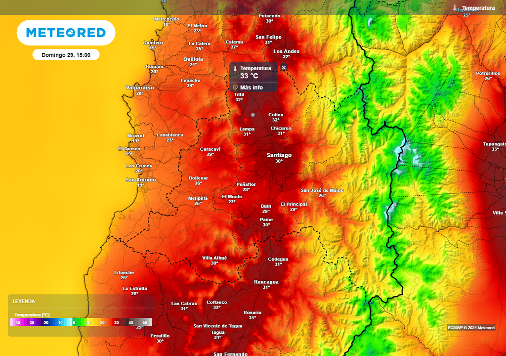 Temperatura ECMWF