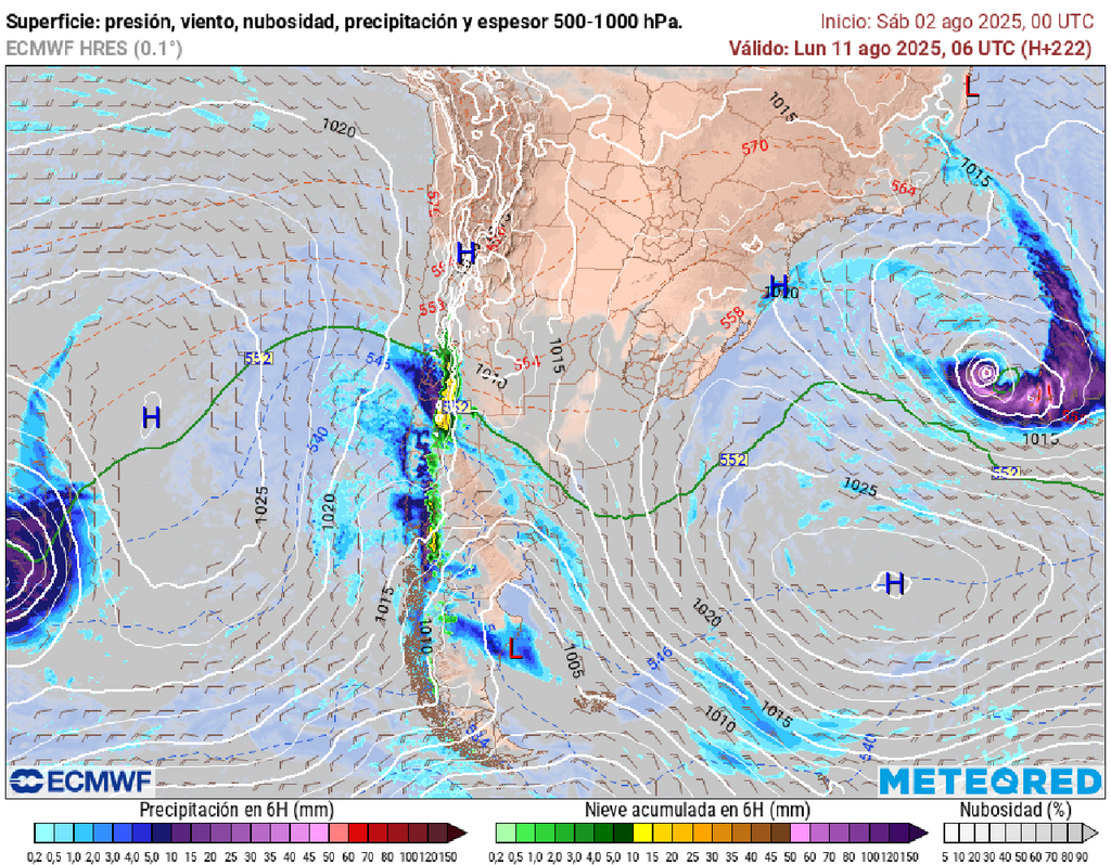 Precipitaciones ECMWF Precipitaciones ECMWF