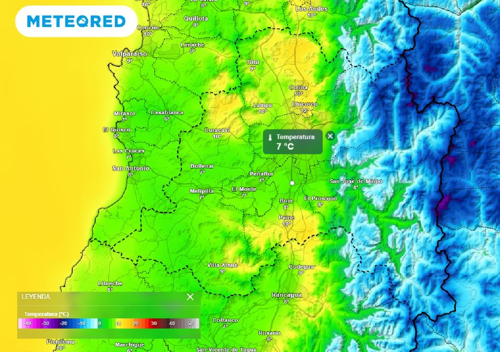 Temperatura ECMWF Temperatura ECMWF