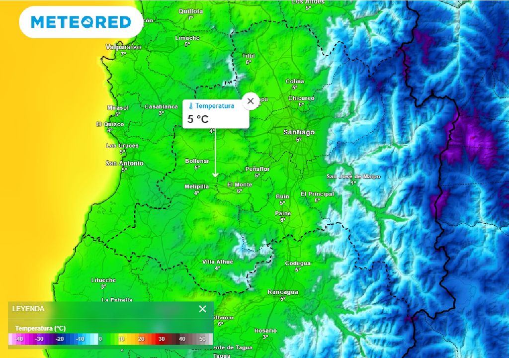Temperatura ECMWF Temperatura ECMWF