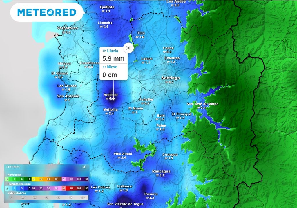 Precipitación ECMWF Precipitación ECMWF