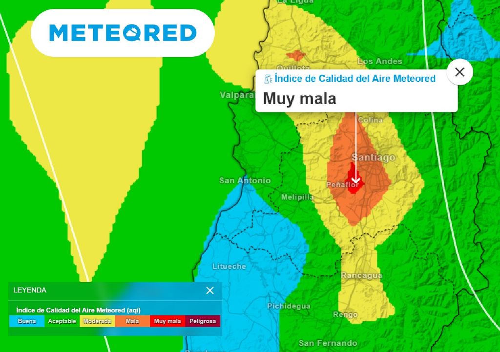 Índice Calidad del Aire Meteored Índice Calidad del Aire Meteored