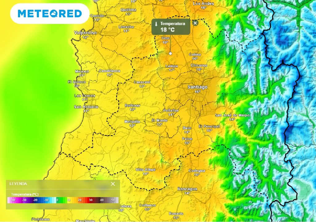 Temperatura ECMWF Temperatura ECMWF
