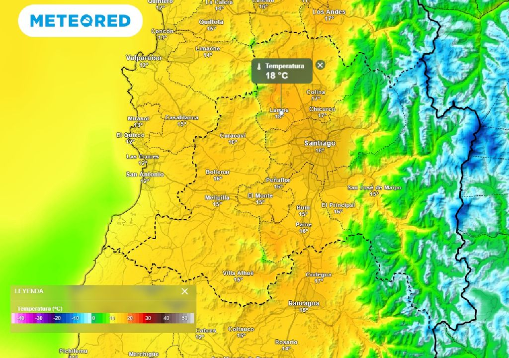 Temperatura ECMWF Temperatura ECMWF