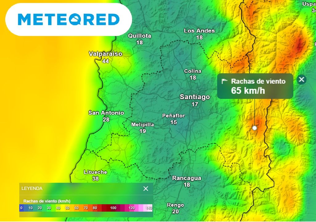 Rachas de viento ECMWF Rachas de viento ECMWF