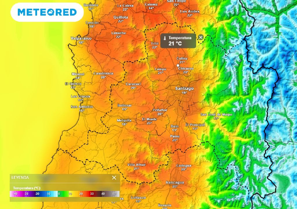 Temperatura ECMWF