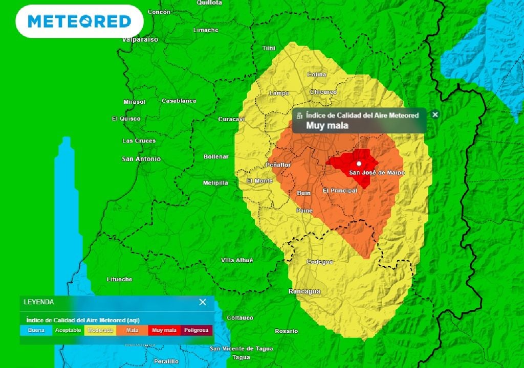 Índice Calidad del Aire (ICA) ECMWF Índice Calidad del Aire (ICA) ECMWF