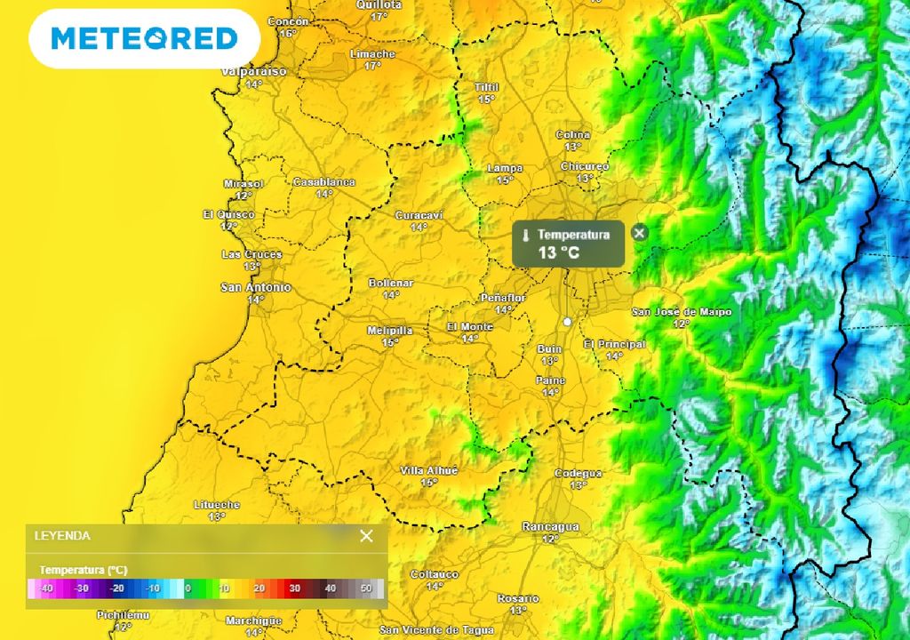 Temperatura ECMWF Temperatura ECMWF