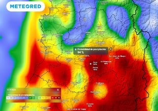 El tiempo en Santiago y la Región Metropolitana esta semana: lluvias, nieve, fuertes vientos y helada meteorológica