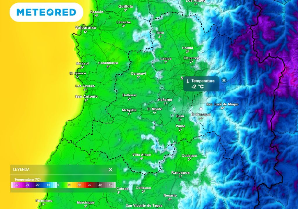 Temperatura ECMWF Temperatura ECMWF