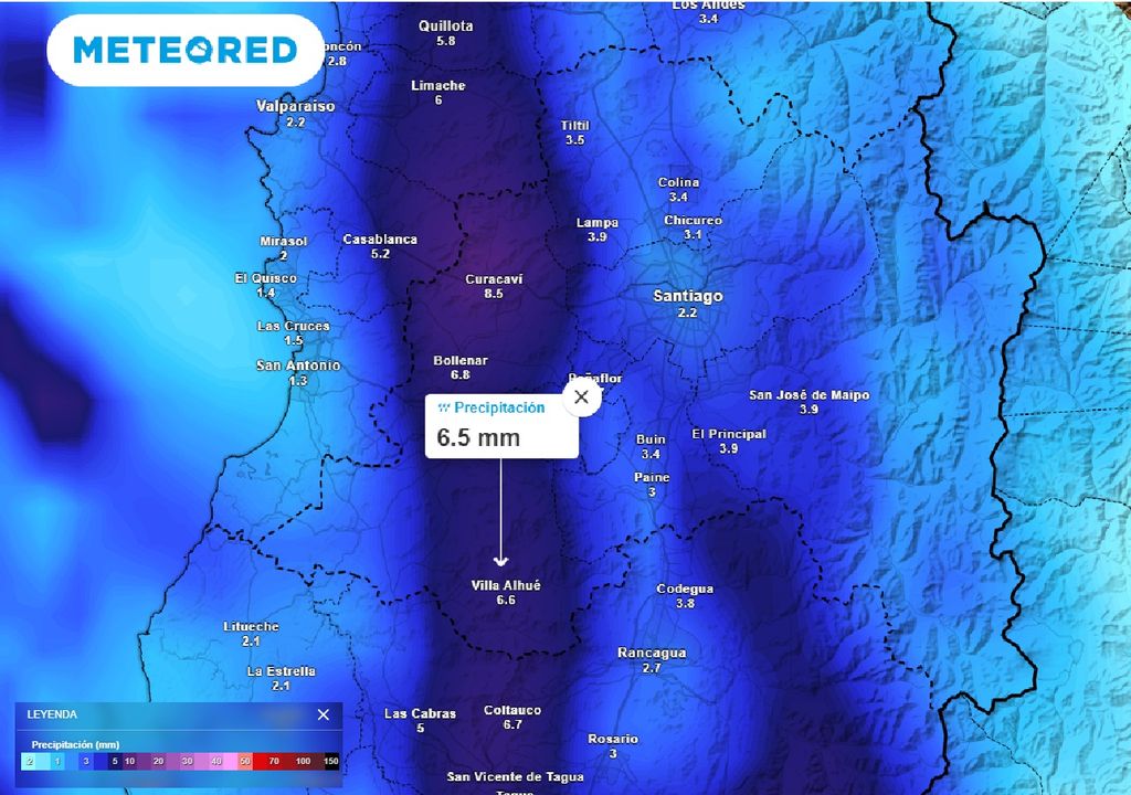 Precipitación ECMWF Precipitación ECMWF