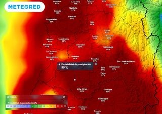 El tiempo en Santiago y la Región Metropolitana el fin de semana: lluvias se debilitan, pero podrían retornar este día