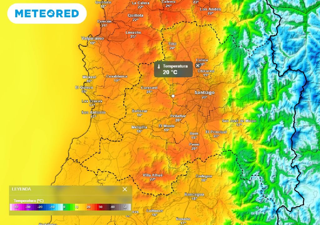 Temperatura ECMWF Temperatura ECMWF
