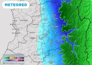 El tiempo en Santiago y la Región Metropolitana esta semana: ¿hasta qué día se registrarían lluvias y nieve?