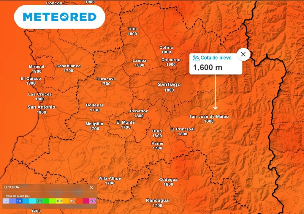 Cota de nieve ECMWF Cota de nieve ECMWF