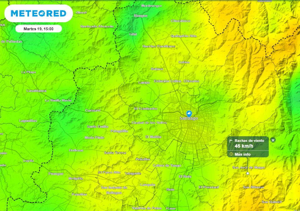 Racas de viento en la RM Racas de viento en la RM