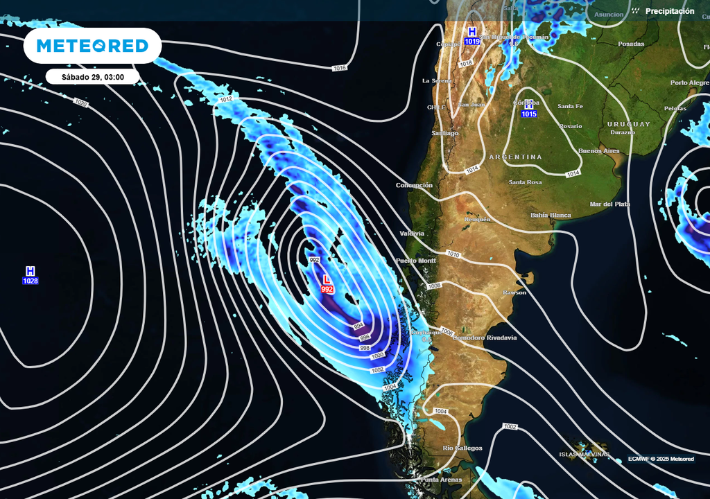 Sistema frontal, Santiago de Chile, Meteored Sistema frontal, Santiago de Chile, Meteored