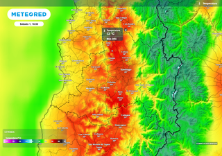 El tiempo en Santiago y la RM el fin de semana: vaguada en altura trae bajas temperaturas y chubascos en este sector