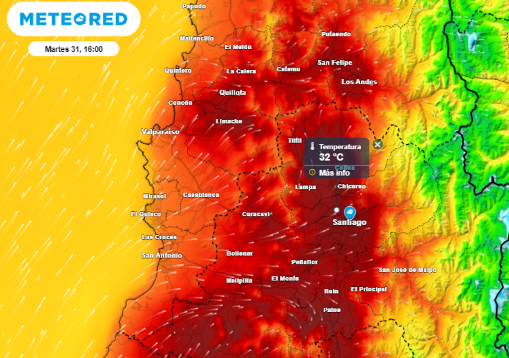Temperaturas máximas Temperaturas máximas
