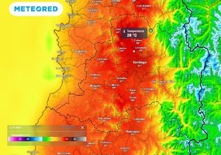 El tiempo en Santiago y la RM esta semana: dorsal en altura provocará que las temperaturas máximas suban hasta los 30 °C