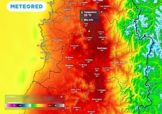 El tiempo en Santiago y la RM este fin de semana: temperaturas de 32 °C, rachas de 40 km/h y mala calidad del aire