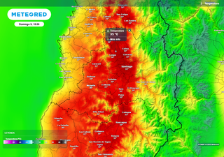 El tiempo en Santiago y la RM este fin de semana: chubascos en alta cordillera y temperaturas de 35 °C para el domingo