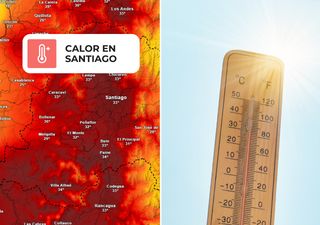 El tiempo en Santiago y la RM este fin de semana: temperaturas de hasta 35 °C y rachas de viento superiores a 40 km/h