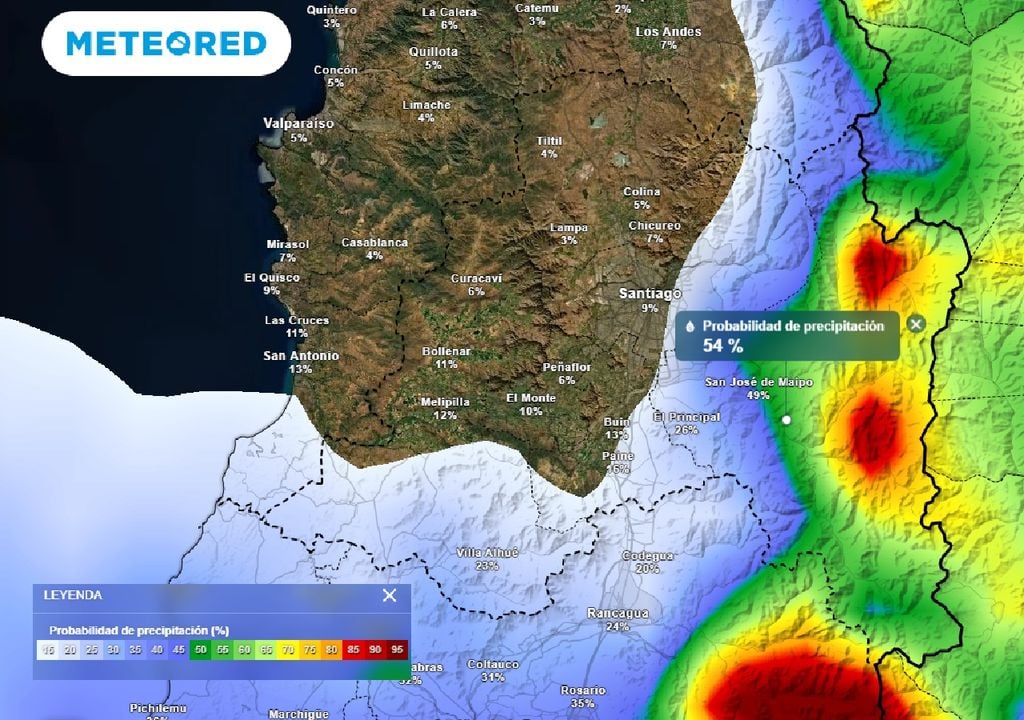 Probabilidad de precipitación ECMWF