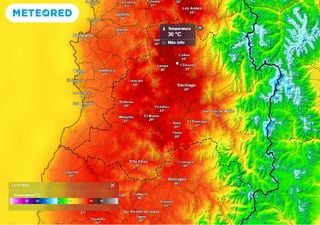 El tiempo en Santiago y la RM la próxima semana: dorsal en altura hará que los termómetros superen los 30 °C el martes