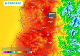 El tiempo en Santiago y la RM la próxima semana: temperaturas máximas se mantendrán bajo los 30 °C, excepto el día lunes